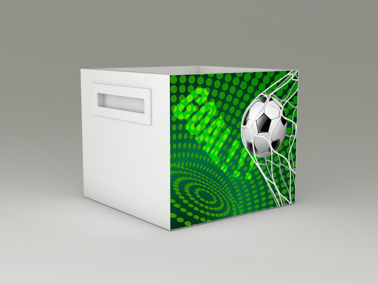 Becks lon box na hraky Futbal zelen